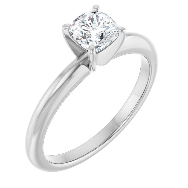 cushion-10K White gold