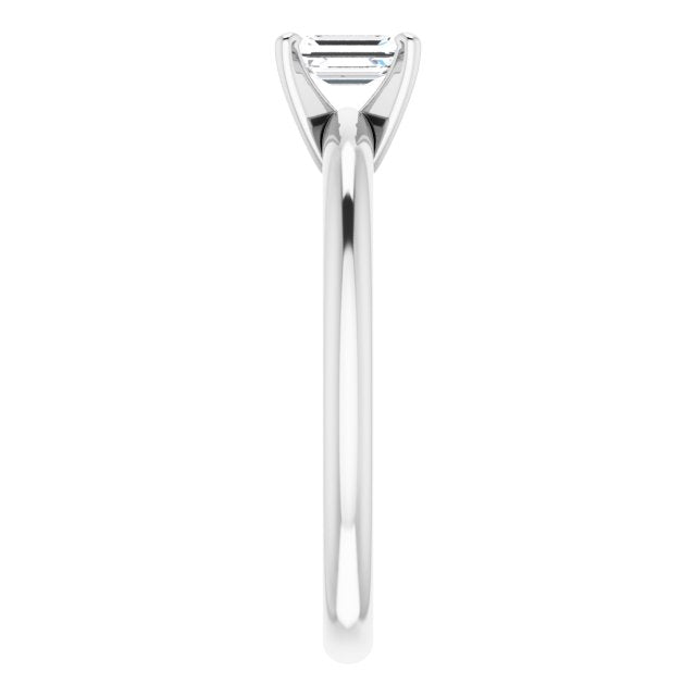 emerald-10K White gold