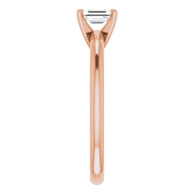emerald-18K Rose gold