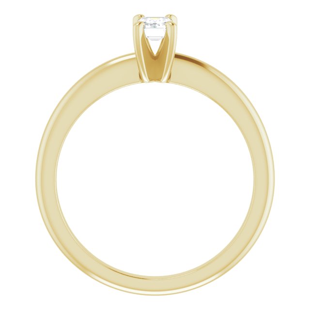 emerald-10K Yellow gold