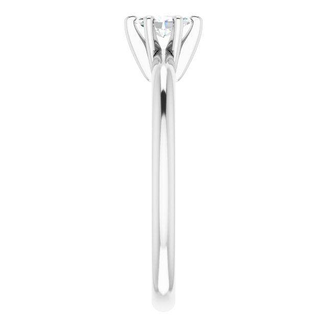 oval-10K White gold