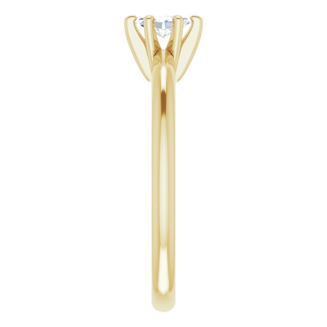 oval-14K Yellow gold