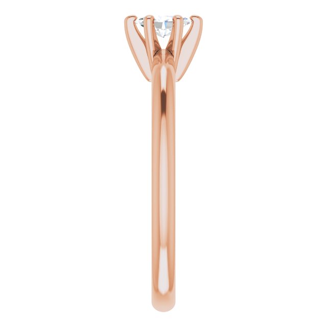 oval-14K Rose gold