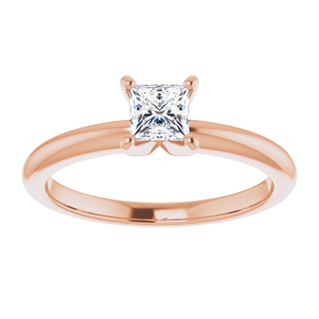 square-18K Rose gold