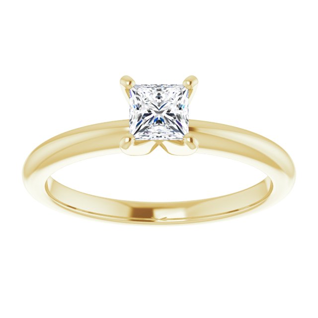 square-10K Yellow gold