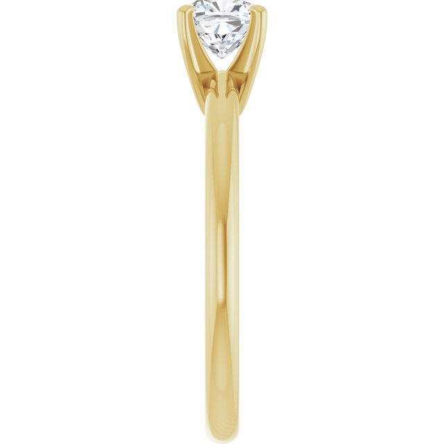 cushion-10K Yellow gold
