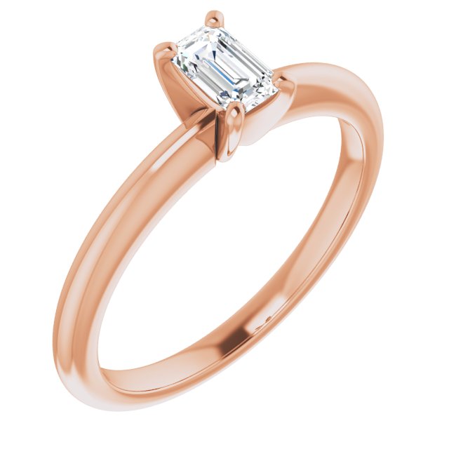 emerald-10K Rose gold