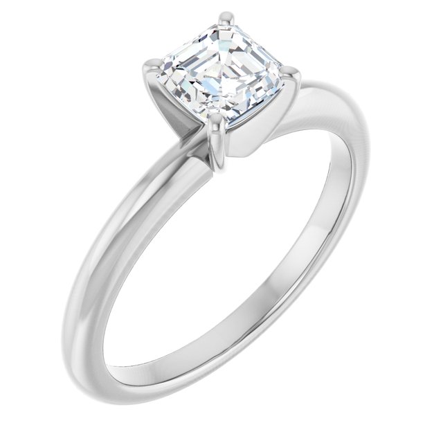 asscher-14K White gold