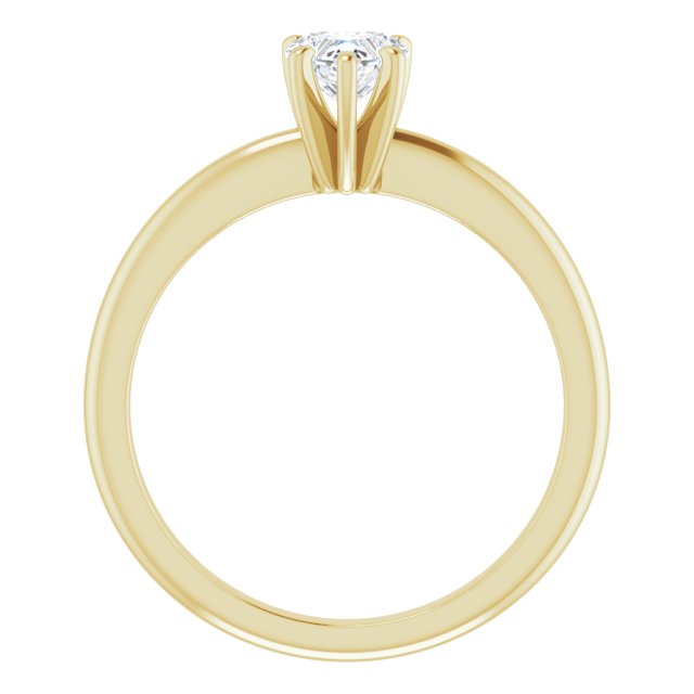 heart-10K Yellow gold