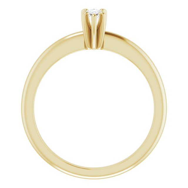 pear-14K Yellow gold