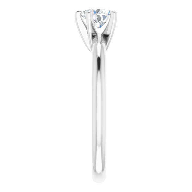 heart-14K White gold