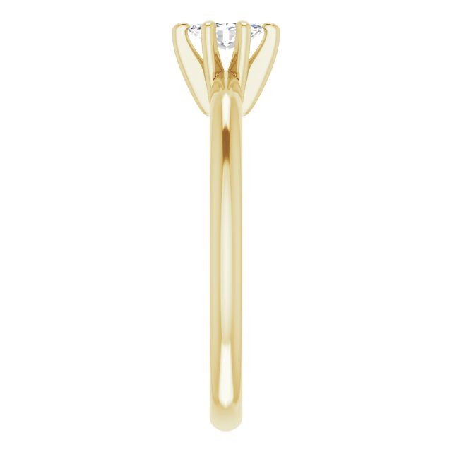 marquise-10K Yellow gold