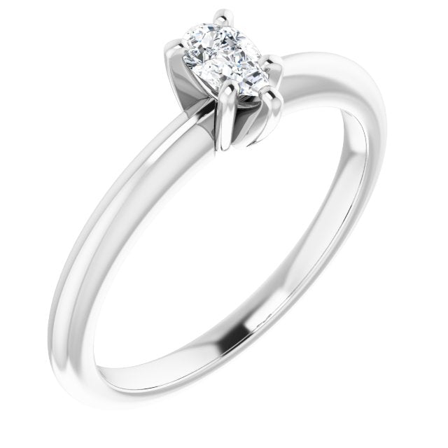pear-14K White gold