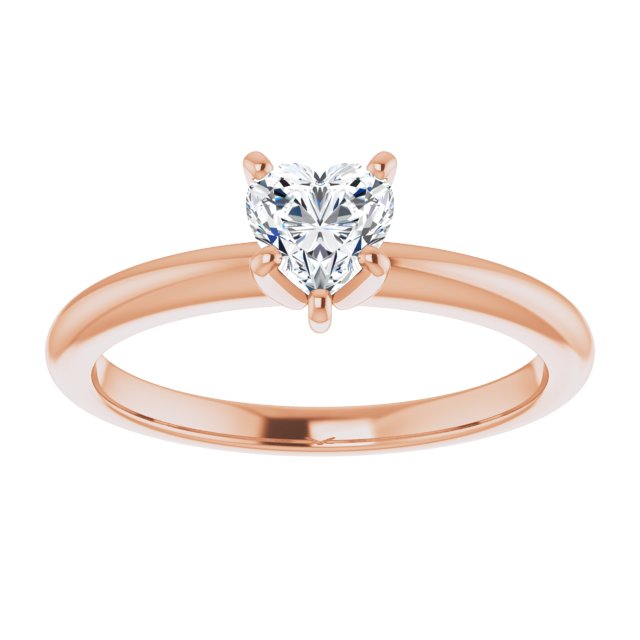 heart-14K Rose gold
