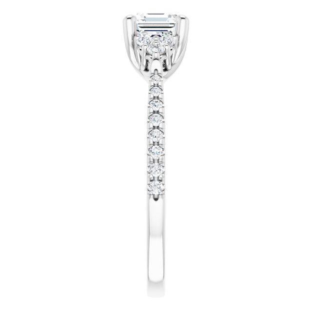 asscher-18K White gold