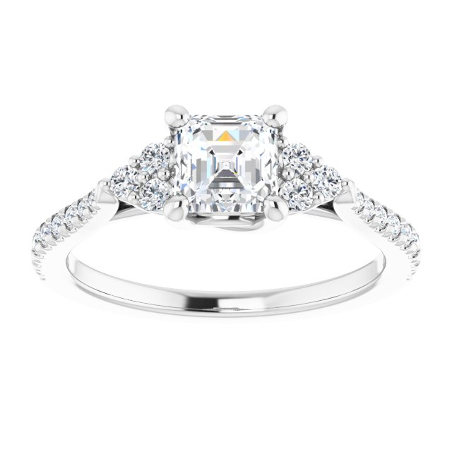 asscher-18K White gold