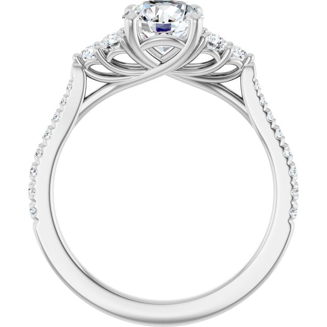 round-18K White gold