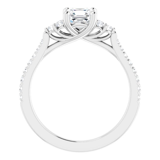 asscher-18K White gold