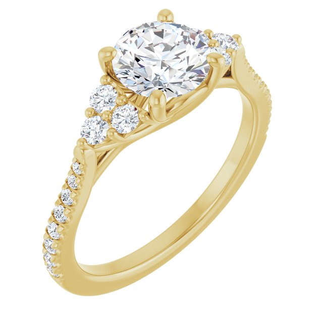 round-10K Yellow gold