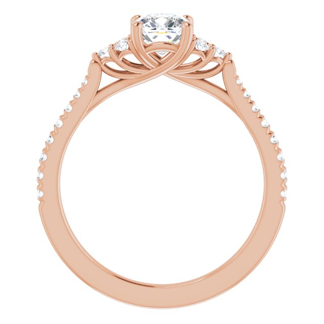 cushion-14K Rose gold