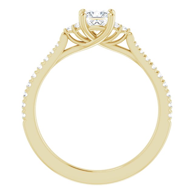 square-14K Yellow gold
