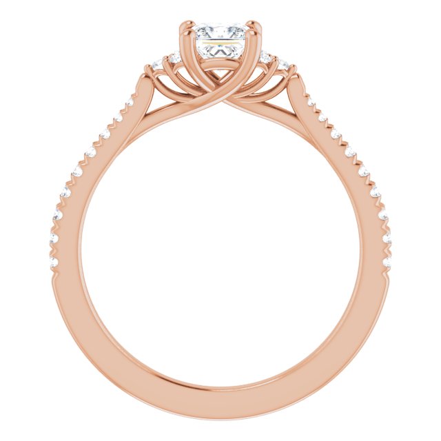 square-18K Rose gold