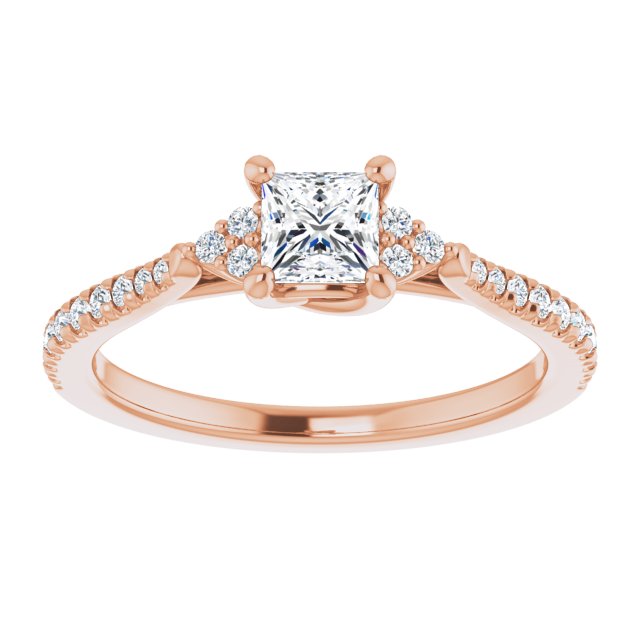 square-10K Rose gold