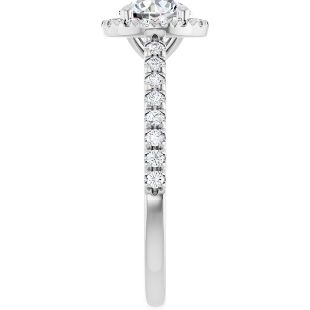 round-10K White gold
