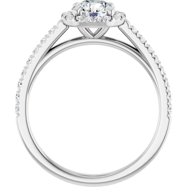 round-18K White gold