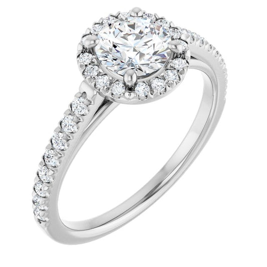 round-18K White gold