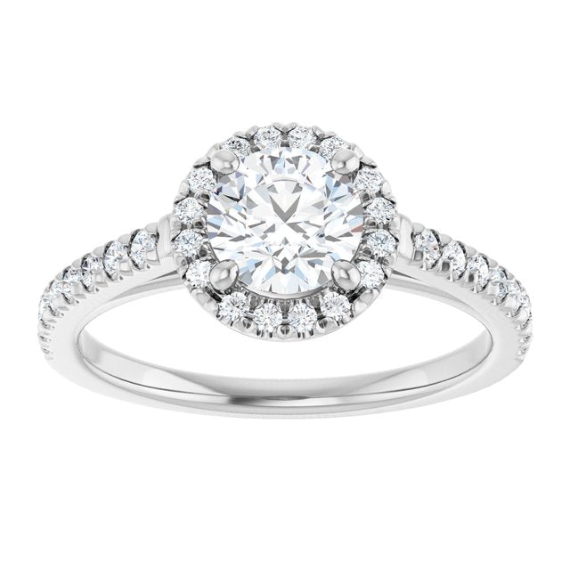 round-10K White gold