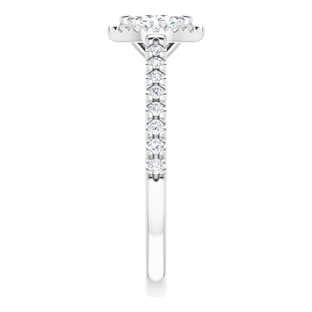 marquise-14K White gold