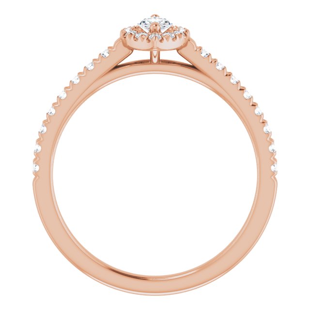 marquise-14K Rose gold