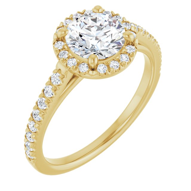 round-10K Yellow gold