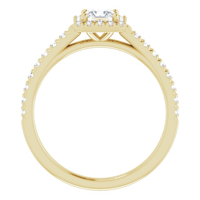 square-18K Yellow gold