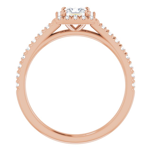 square-10K Rose gold