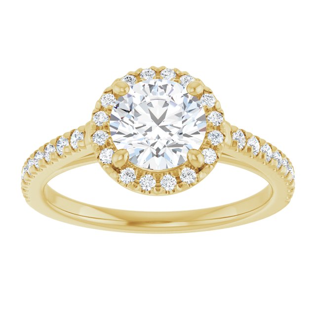 round-10K Yellow gold