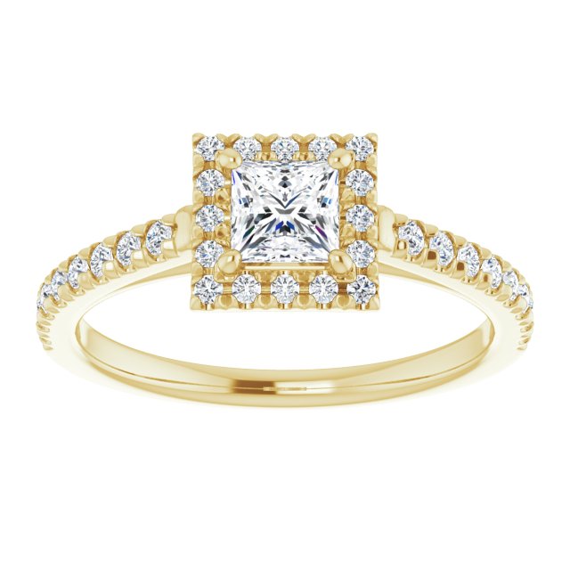 square-10K Yellow gold