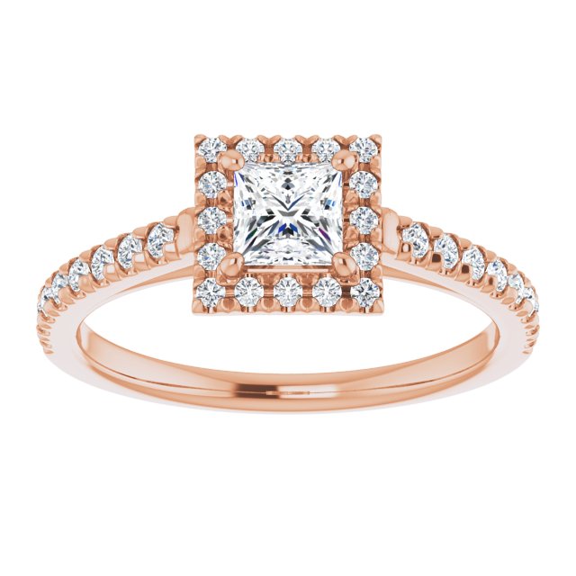 square-10K Rose gold