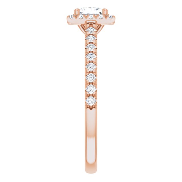square-10K Rose gold