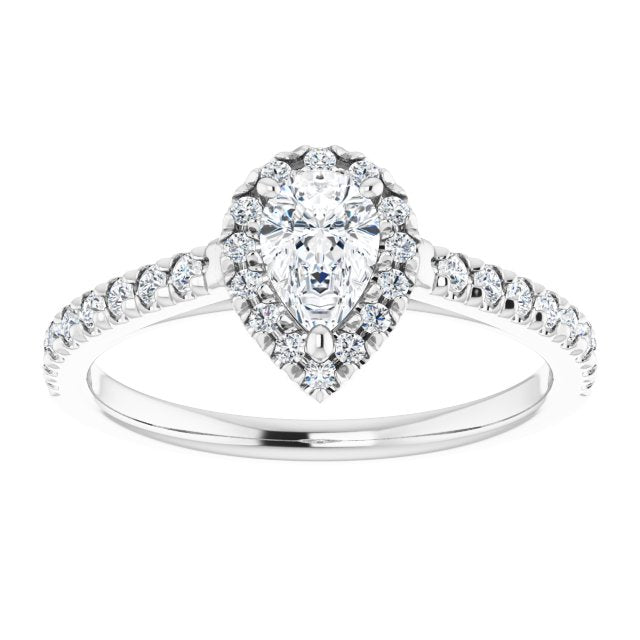 pear-14K White gold