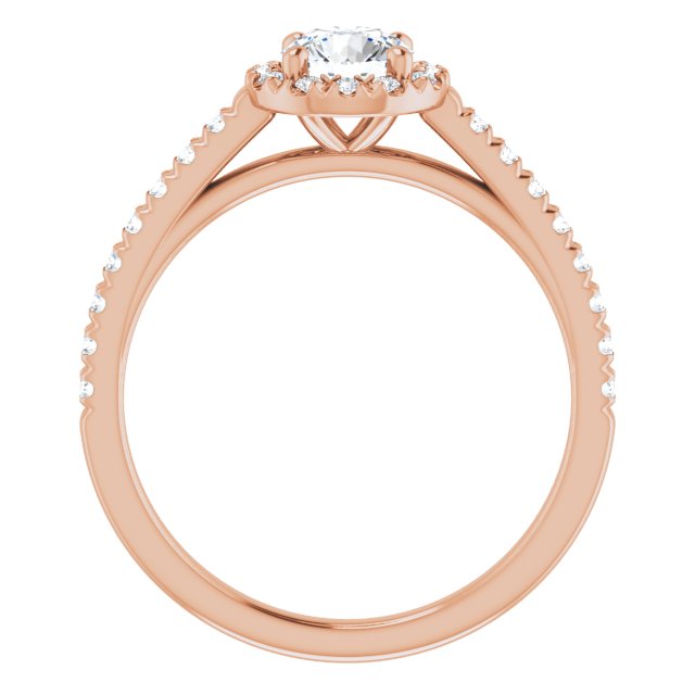 round-10K Rose gold