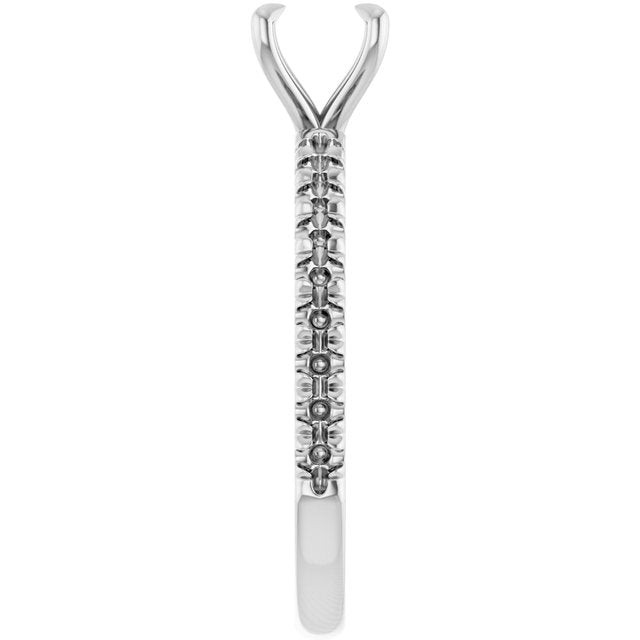 round-14K White gold