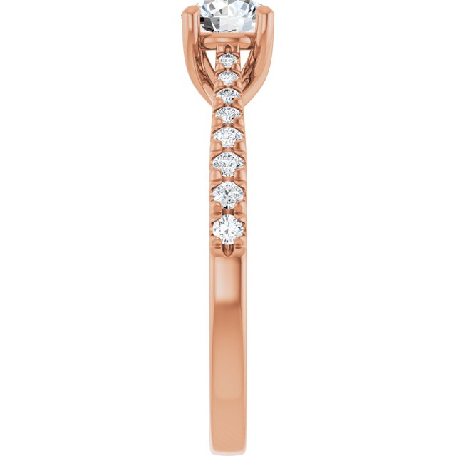 round-14K Rose gold