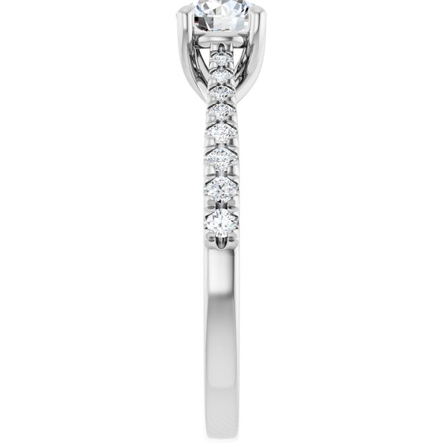 round-10K White gold