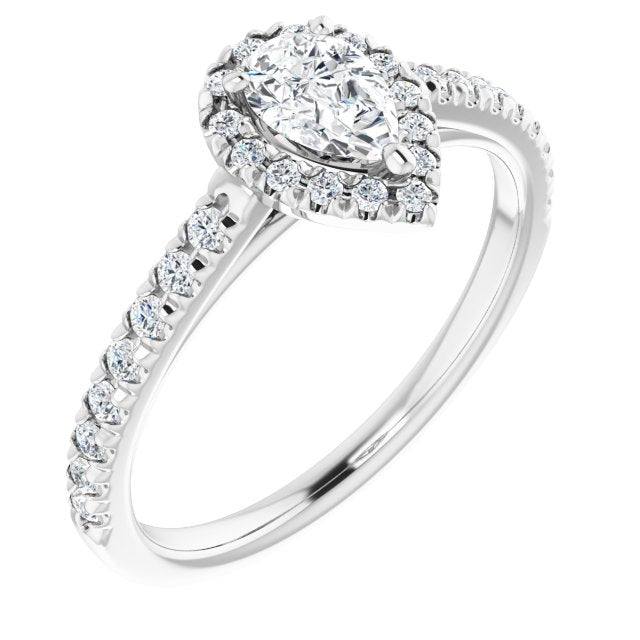 pear-10K White gold