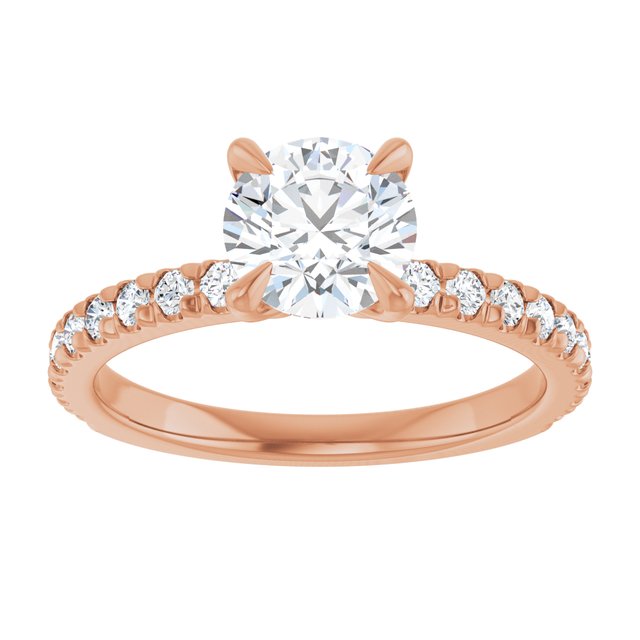 round-10K Rose gold