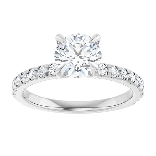 round-10K White gold