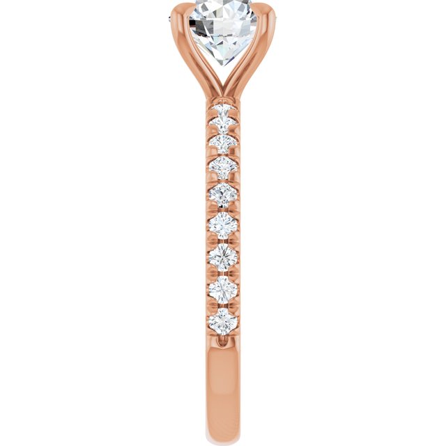 round-18K Rose gold