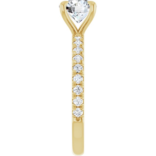 round-10K Yellow gold